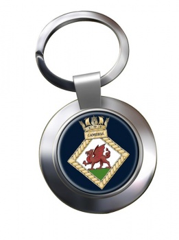 HMS Cambria (Royal Navy) Chrome Key Ring