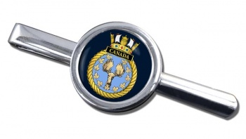 HMS Canada (Royal Navy) Round Tie Clip