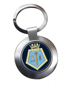 HMS Caroline (Royal Navy) Chrome Key Ring