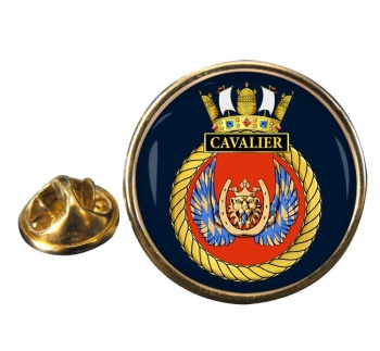 HMS Cavalier (Royal Navy) Round Pin Badge