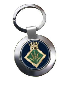 HMS Ceres (Royal Navy) Chrome Key Ring