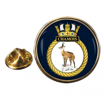 HMS Chamois (Royal Navy) Round Pin Badge