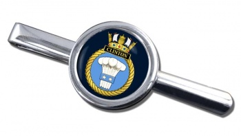 HMS Clinton (Royal Navy) Round Tie Clip