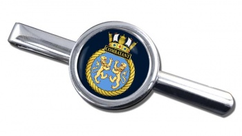HMS Combatant (Royal Navy) Round Tie Clip