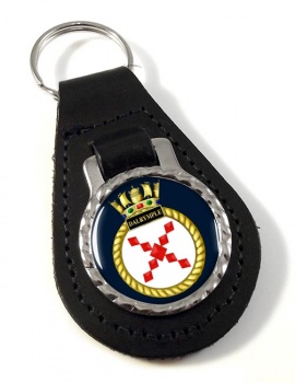 HMS Dalrymple (Royal Navy) Leather Key Fob