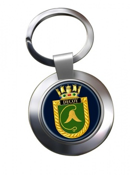HMS Decoy (Royal Navy) Chrome Key Ring