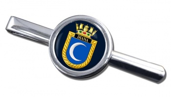 HMS Diana (Royal Navy) Round Tie Clip