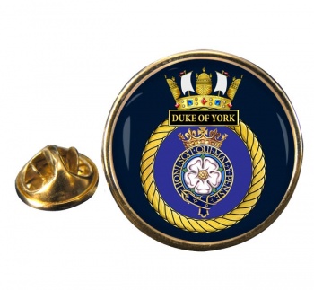 HMS Duke of York (Royal Navy) Round Pin Badge