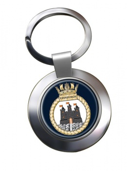 HMS Edinburgh (Royal Navy) Chrome Key Ring