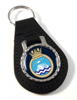 HMS Endurance (Royal Navy) Leather Key Fob