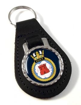 HMS Fancy (Royal Navy) Leather Key Fob