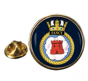 HMS Fancy (Royal Navy) Round Pin Badge