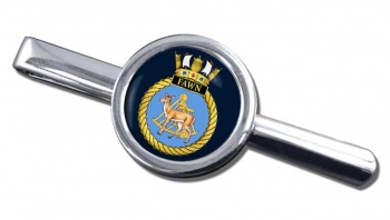 HMS Fawn (Royal Navy) Round Tie Clip