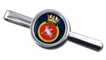 HMS Fierce (Royal Navy) Round Tie Clip