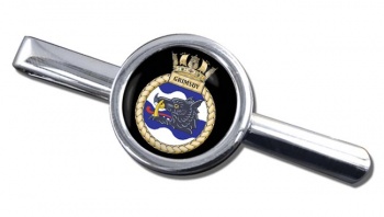 HMS Grimsby (Royal Navy) Round Tie Clip