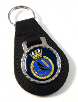 HMS Hood (Royal Navy) Leather Key Fob