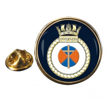 HMS Inverness (Royal Navy) Round Pin Badge