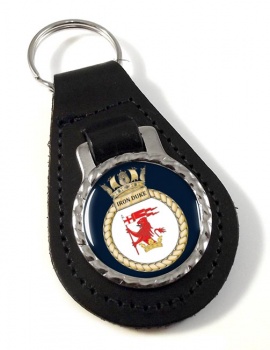 HMS Iron Duke (Royal Navy) Leather Key Fob
