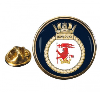 HMS Iron Duke (Royal Navy) Round Pin Badge