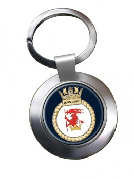 HMS Iron Duke (Royal Navy) Chrome Key Ring