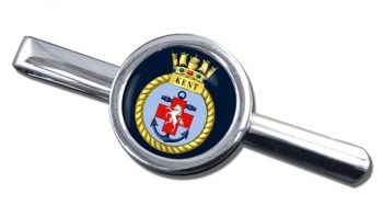 HMS Kent (Royal Navy) Round Tie Clip