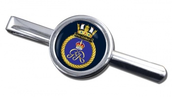 HMS King George V (Royal Navy) Round Tie Clip