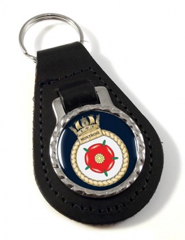 HMS Montrose (Royal Navy) Leather Key Fob