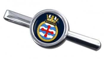 HMS Mounts Bay (Royal Navy) Round Tie Clip