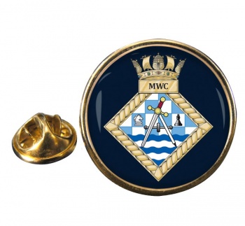 Maritime Warefare Centre (MWC) (Royal Navy) Round Pin Badge