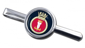 HMS Norfolk (Royal Navy) Round Tie Clip