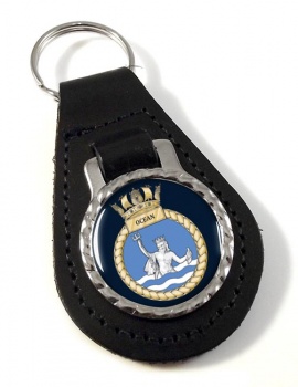 HMS Ocean (Royal Navy) Leather Key Fob