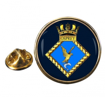 HMS Osprey (Royal Navy) Round Pin Badge