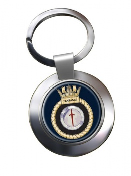 HMS Penzance (Royal Navy) Chrome Key Ring