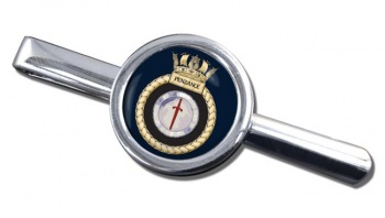 HMS Penzance (Royal Navy) Round Tie Clip