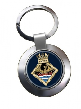 HMS Phoenix (Royal Navy) Chrome Key Ring
