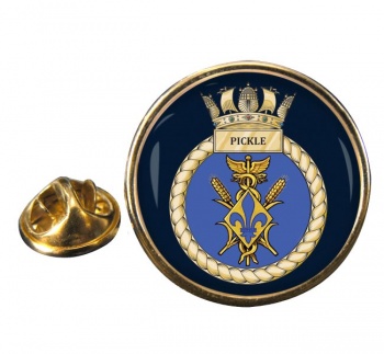 HMS Pickle (Royal Navy) Round Pin Badge
