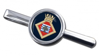 HMS Scotia (Royal Navy) Round Tie Clip