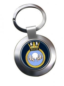 HMS Selene (Royal Navy) Chrome Key Ring