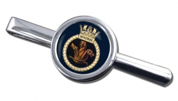 HMS Sentinel (Royal Navy) Round Tie Clip