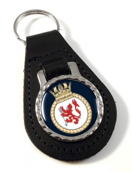 HMS Sutherland (Royal Navy) Leather Key Fob