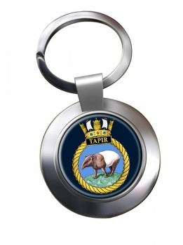 HMS Tapir (Royal Navy) Chrome Key Ring