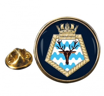 HMS Tarbatness (Royal Navy) Round Pin Badge