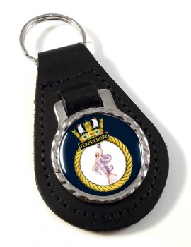 HMS Terpischore (Royal Navy) Leather Key Fob