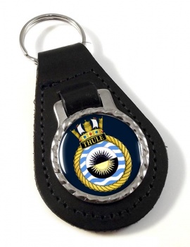 HMS Thule (Royal Navy) Leather Key Fob