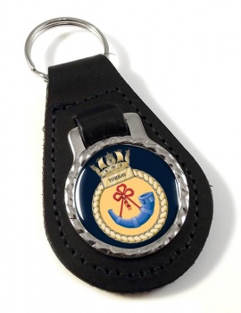 HMS Torbay (Royal Navy) Leather Key Fob