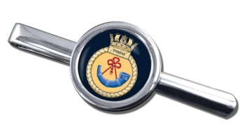 HMS Torbay (Royal Navy) Round Tie Clip