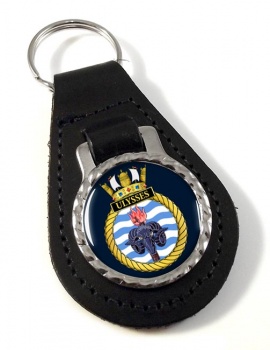 HMS Ulysses (Royal Navy) Leather Key Fob