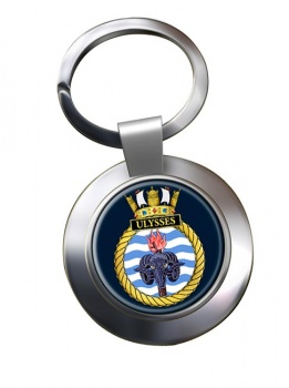 HMS Ulysses (Royal Navy) Chrome Key Ring