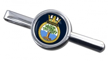 HMS Unbending (Royal Navy) Round Tie Clip