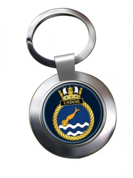 HMS Undine (Royal Navy) Chrome Key Ring